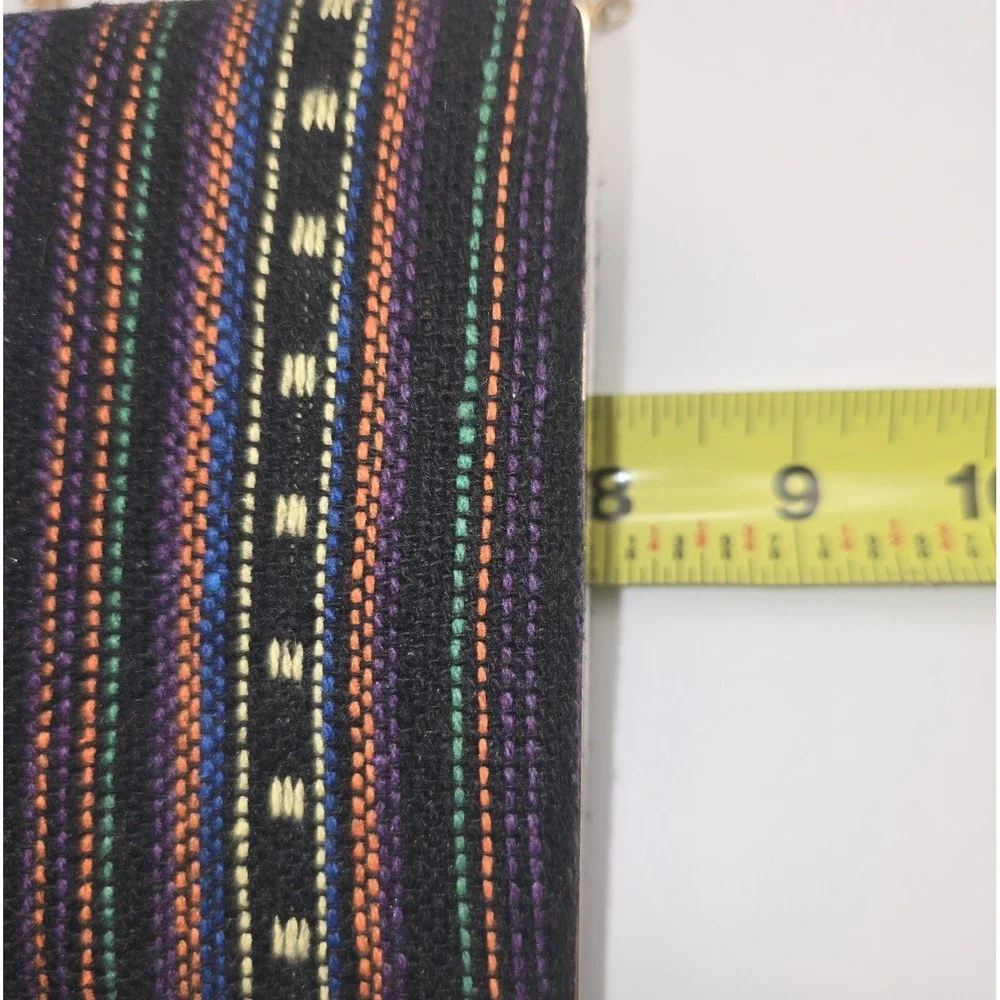 Bamboo Trading Company Clutch Purse Gold Tone Chain‎ -1530